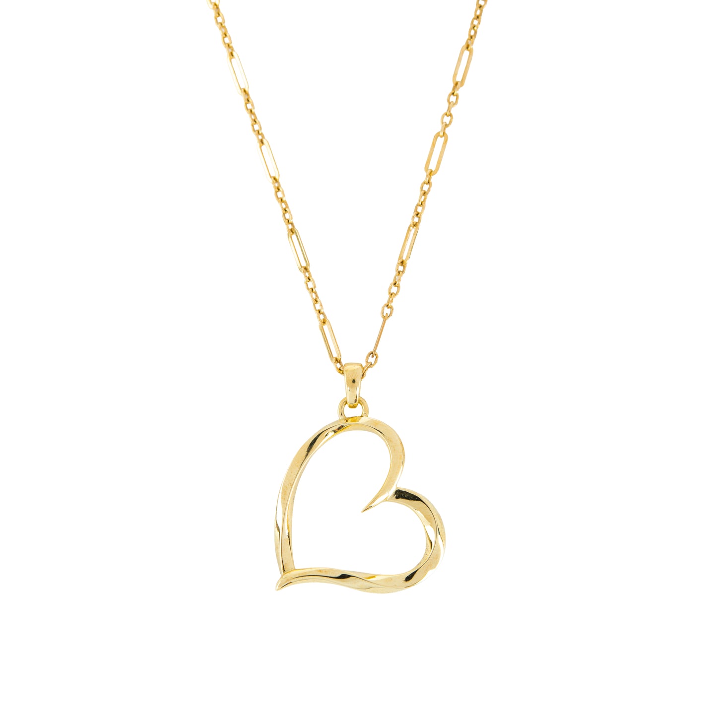 Twist of Love Heart Pendant