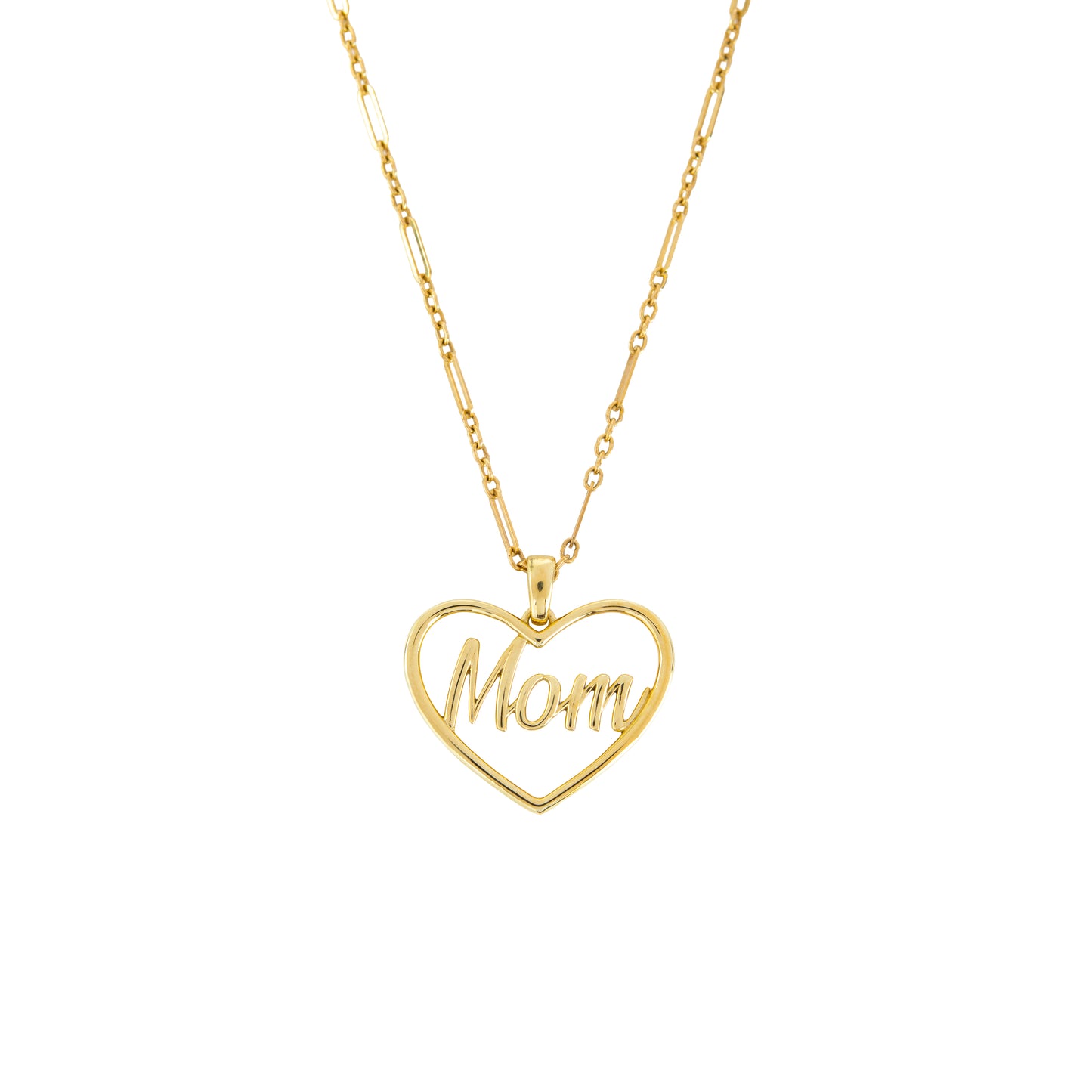 Elegant Mom Heart Pendant