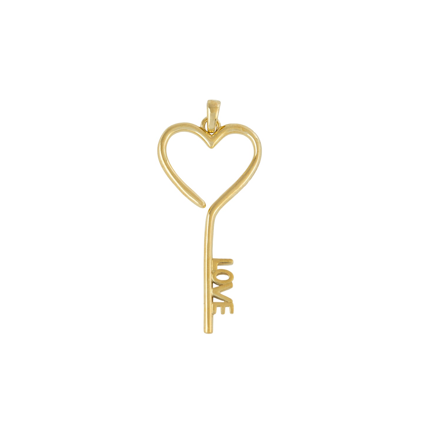 Love Key Heart Pendant