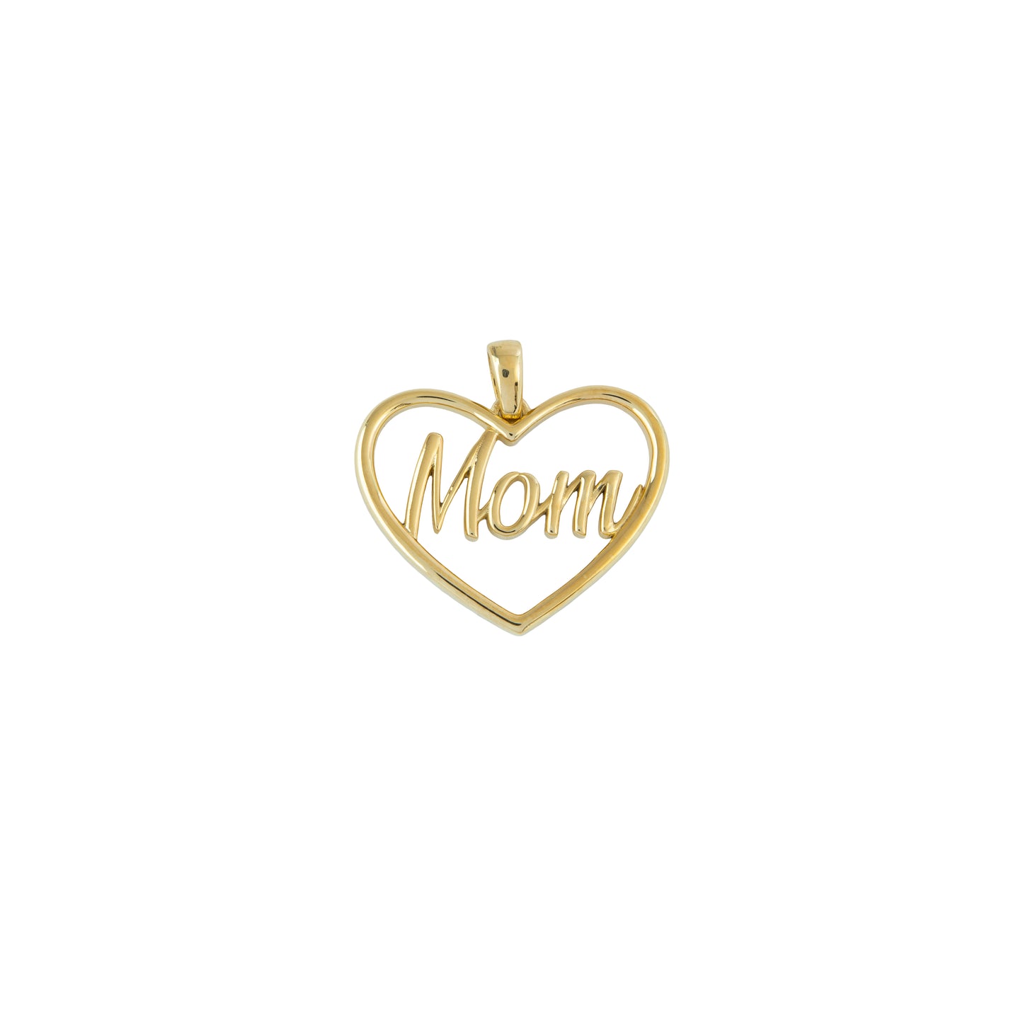 Elegant Mom Heart Pendant