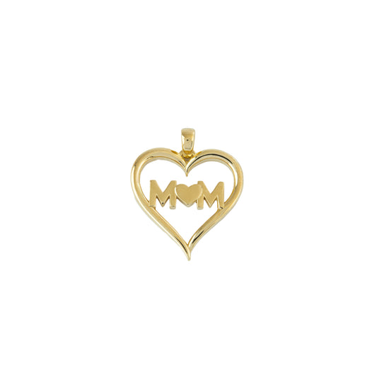 Modern Mom Heart Pendant