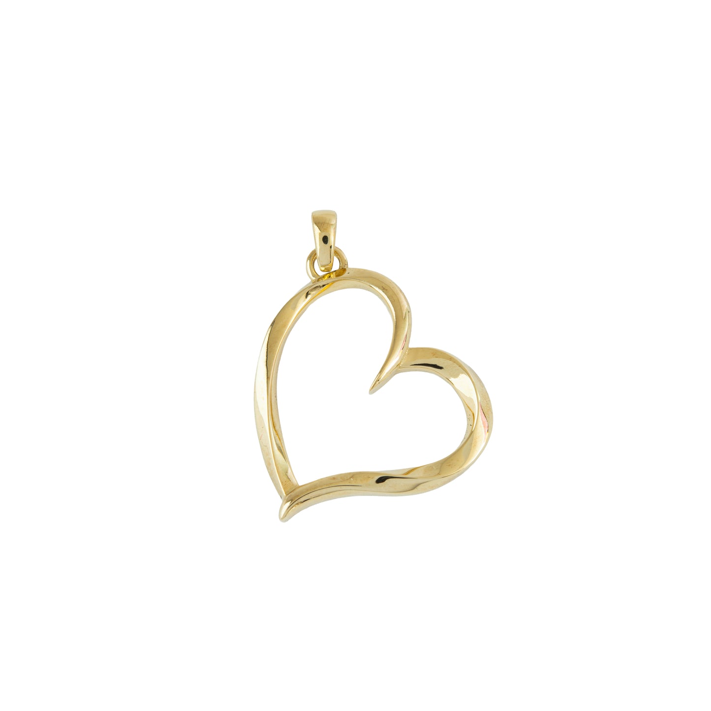 Twist of Love Heart Pendant