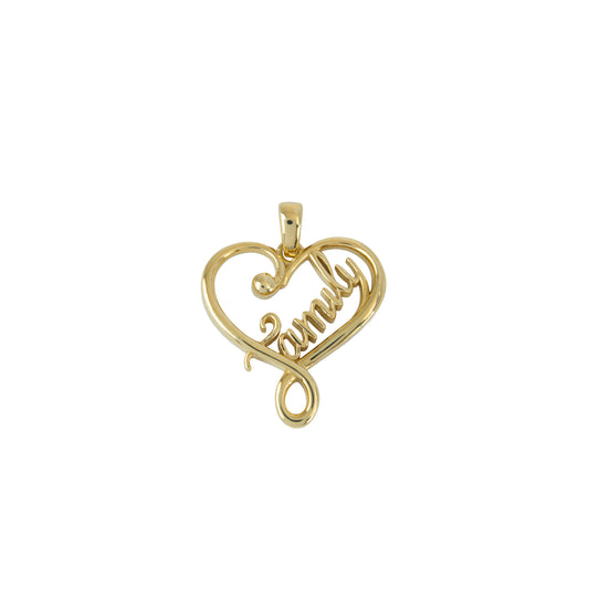 Family Heart Pendant