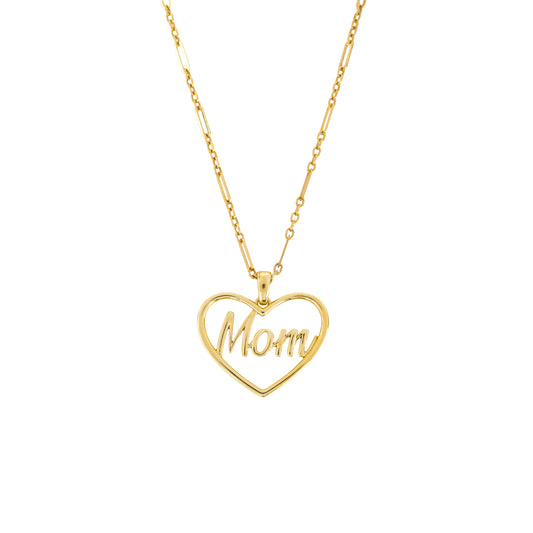 Elegant Mom Heart Pendant