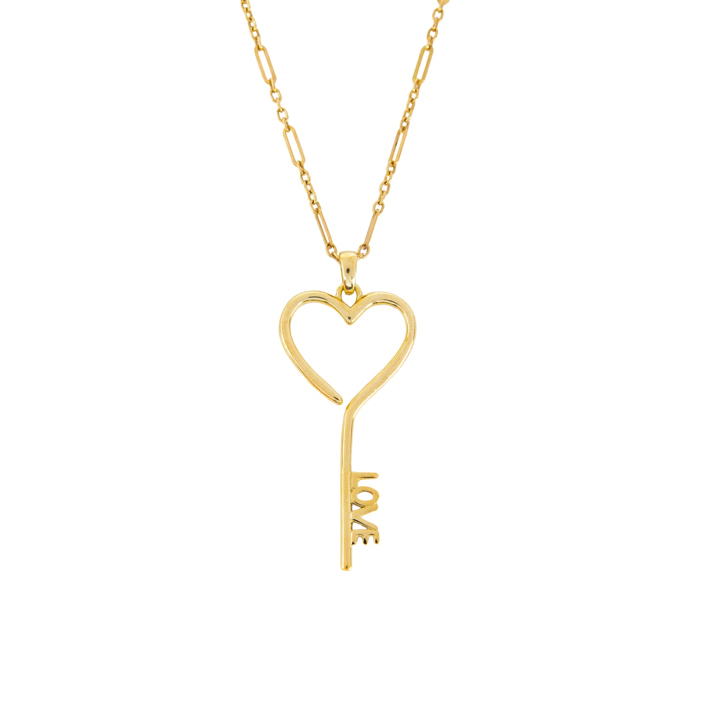 Love Key Heart Pendant