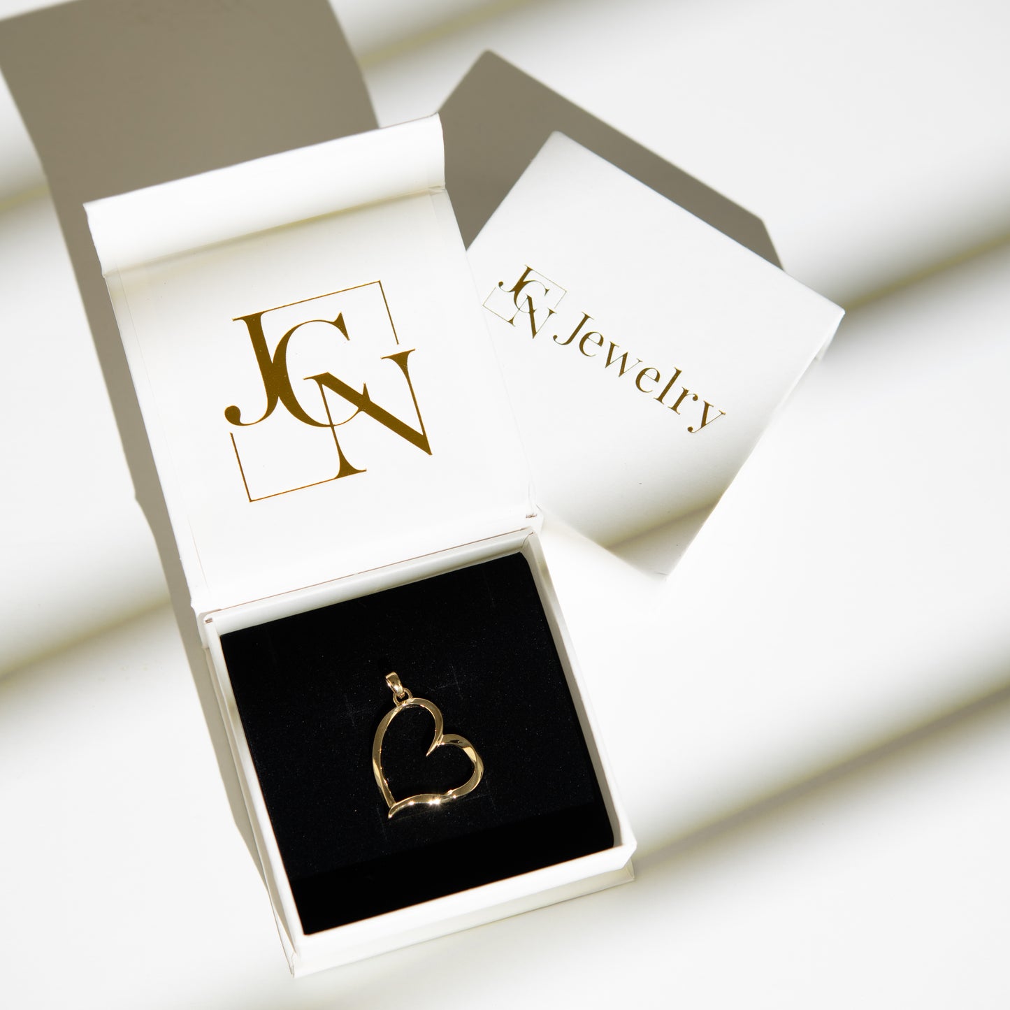 Twist of Love Heart Pendant