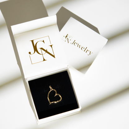 Twist of Love Heart Pendant