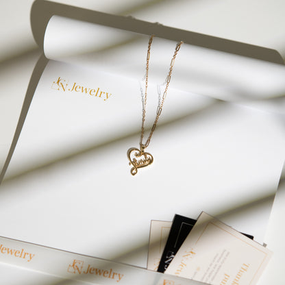 Family Heart Pendant