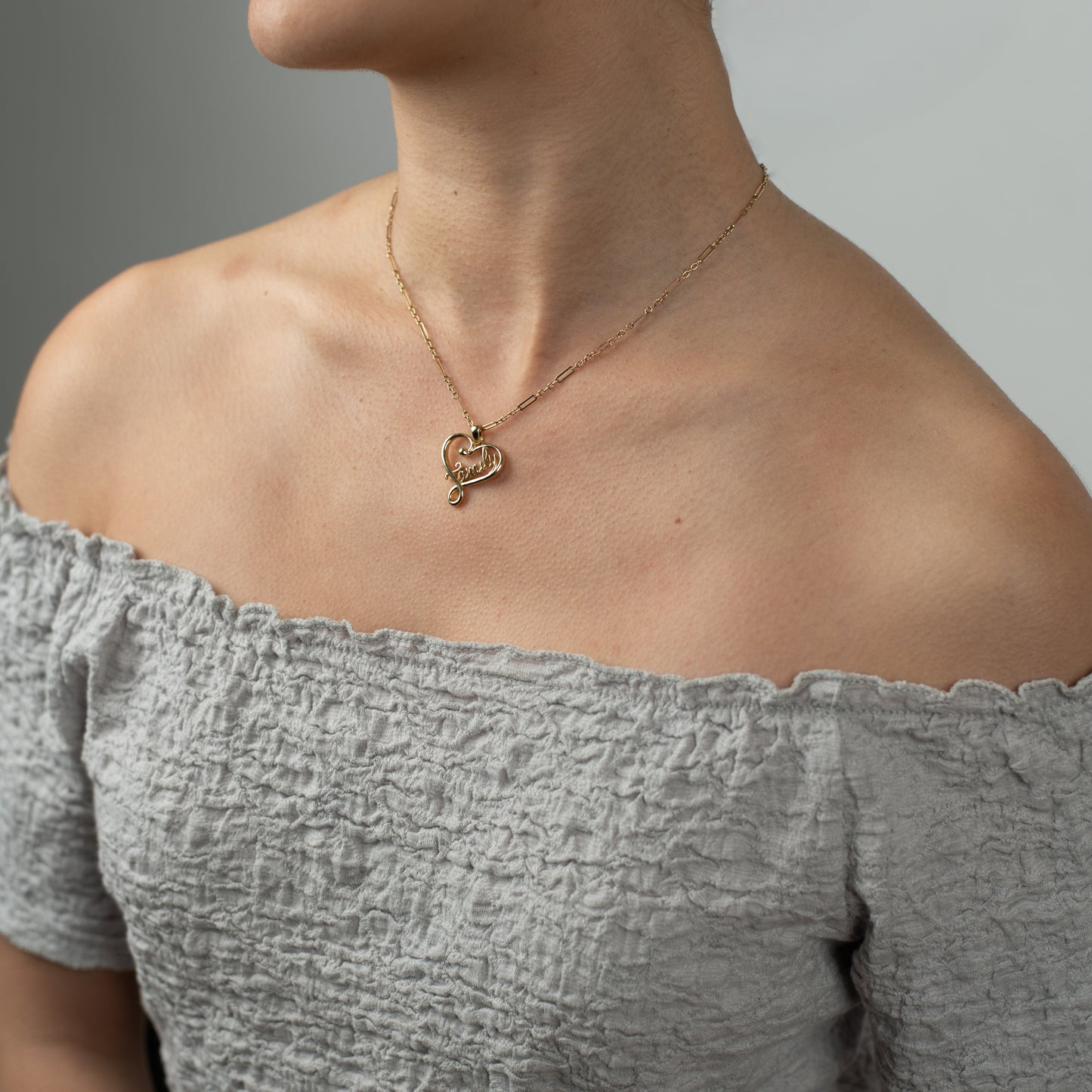 Family Heart Pendant